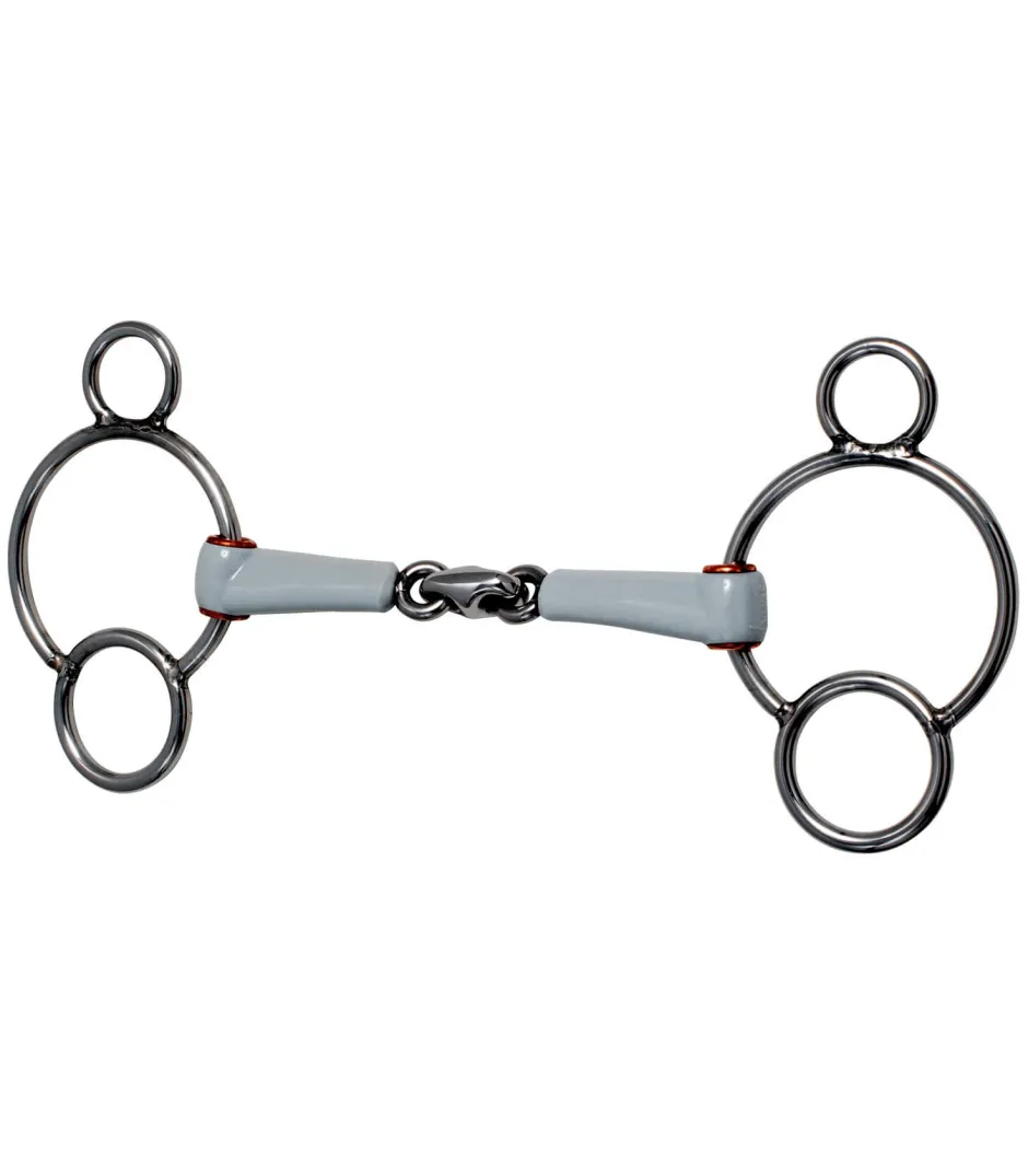 beris 3-Ring Gebiss, doppelt gebrochen