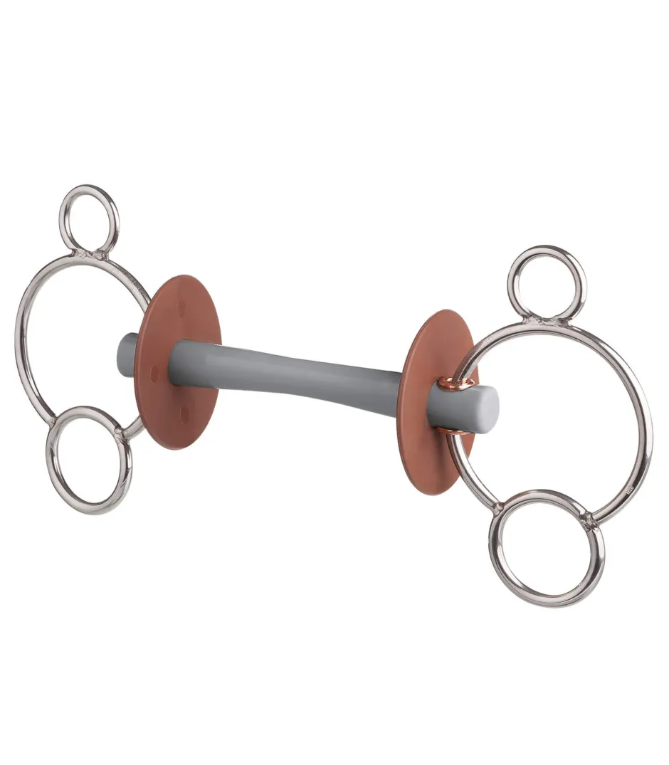 beris 3-Ring Gebiss mit Comfortstange