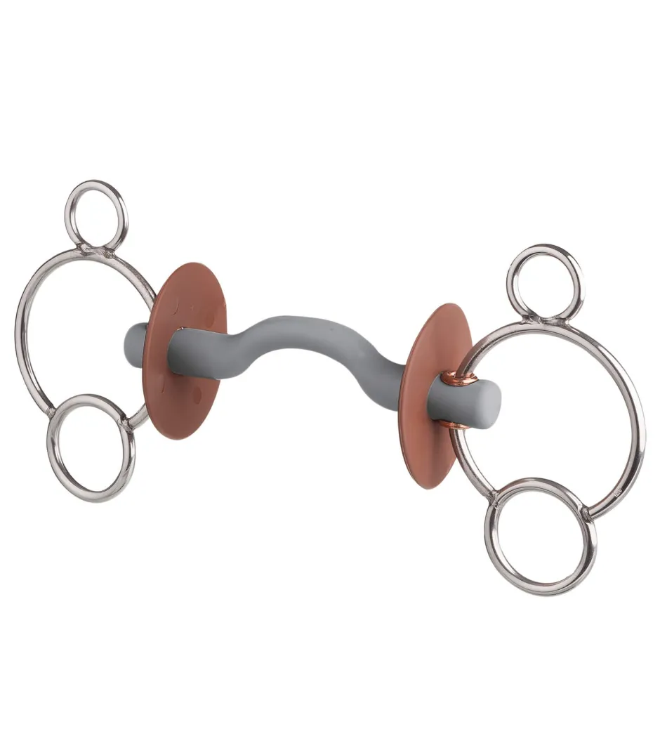 beris 3-Ring Gebiss mit Zungenbogenstange