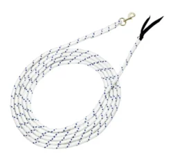 BUSSE WILDHORN Westernrope PROFI, extra lang, Länge 700 cm, weiß/blau