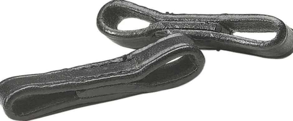 BUSSE Knebeltrensenschlaufen, Paar, schwarz
