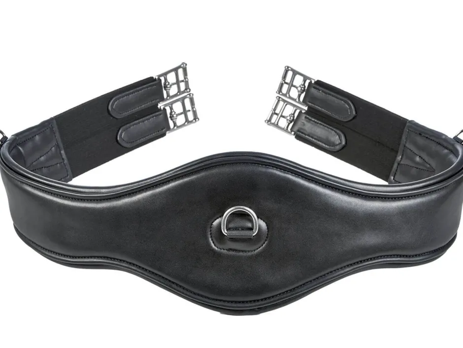 BUSSE PREMIUM Sattelgurt TURIN-LONG mit D-Ring, elastisch