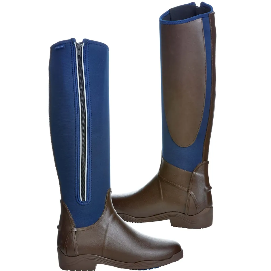 BUSSE Reit-Mud Boots CALGARY, braun/navy
