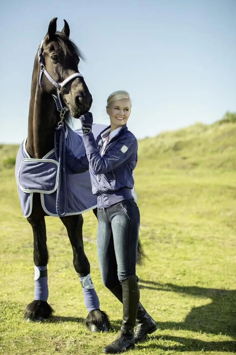 Cavallino Marino by HKM Blouson -Soft Powder-