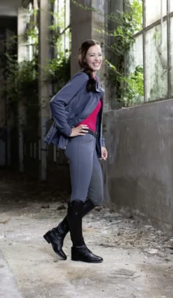 Cavallino Marino by HKM Jersey/Nylon Jacke -Silver Stream-