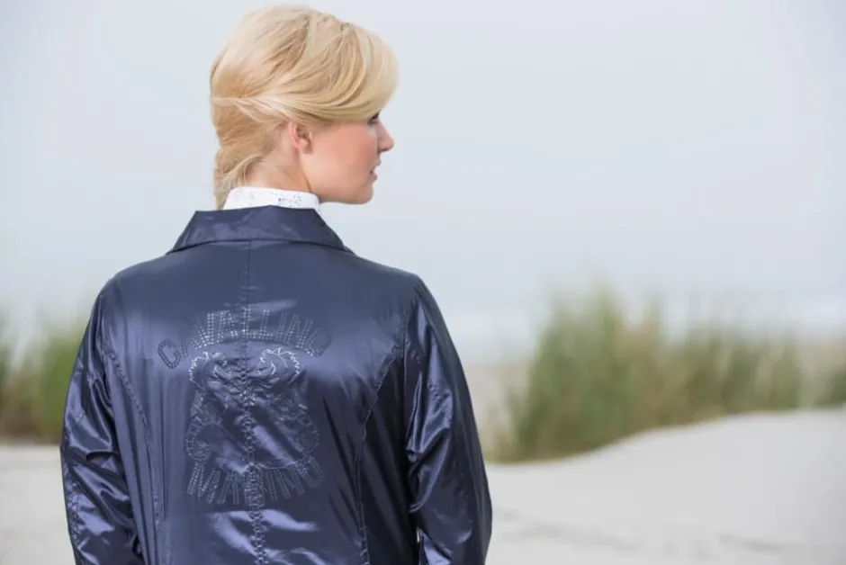 Cavallino Marino by HKM Nylon Reitjacke -Seaside-, Grösse XS, dunkelblau