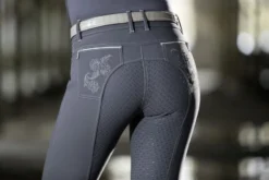 Cavallino Marino by HKM Reithose -Piemont EVA Floral- Silikon-Vollbesatz