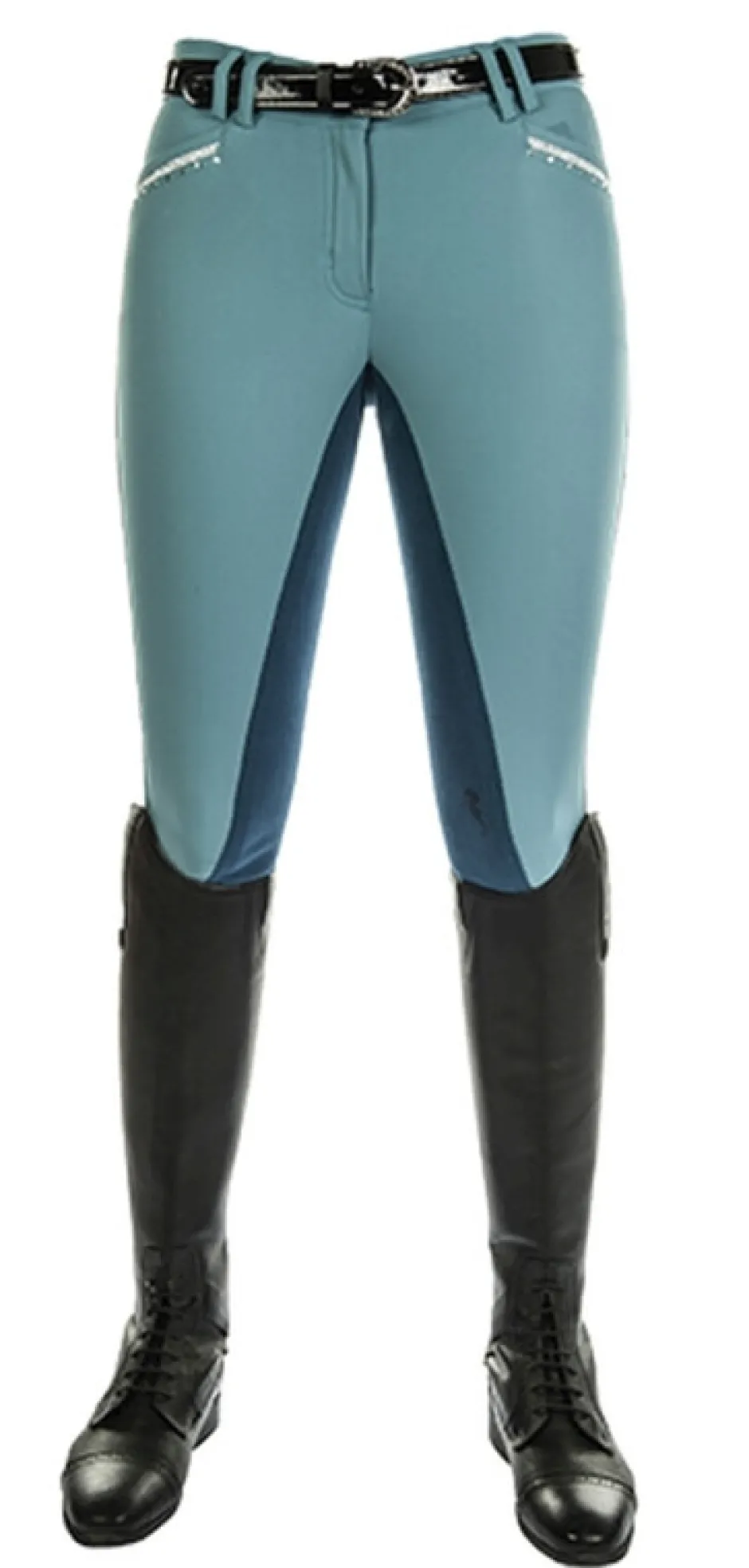 Cavallino Marino by HKM Reithose -Atlantis CRYSTAL- Dreiviertel Alos Besatz