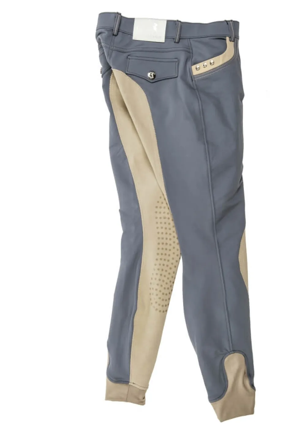 Cavallino Marino by HKM Reithose -Silver Stream- Alos Vollbesatz + Silikon Knie
