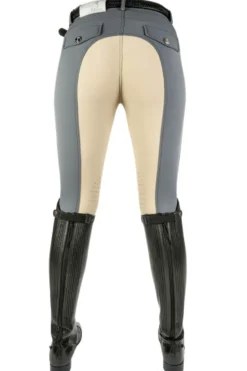 Cavallino Marino by HKM Reithose -Silver Stream- Silikon Vollbesatz, Damengrösse 34, pink