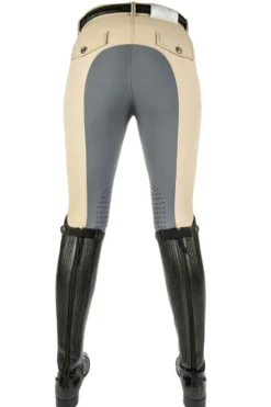 Cavallino Marino by HKM Reithose -Silver Stream- Silikon Vollbesatz, Damengrösse 34, pink