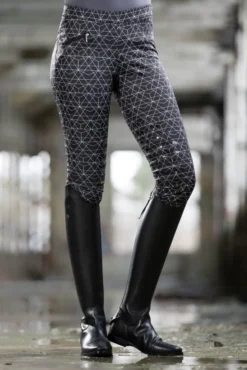 Cavallino Marino by HKM Reitleggings -Piemont- Silikon-Kniebesatz