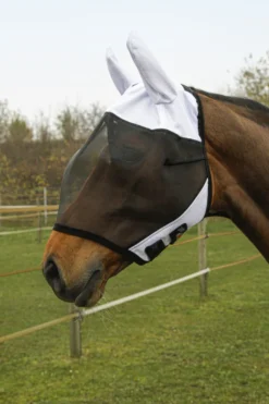 COVALLIERO Fliegenmaske mit Ohrenschutz SuperFly