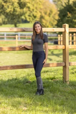 COVALLIERO Reithose Janne x PinkRibbon, Vollbesatz