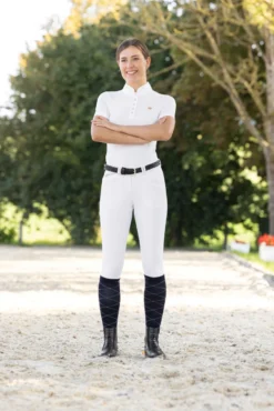 COVALLIERO Reithose Janne x PinkRibbon, Vollbesatz