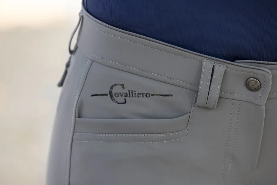 COVALLIERO Reithose Janne x PinkRibbon, Vollbesatz