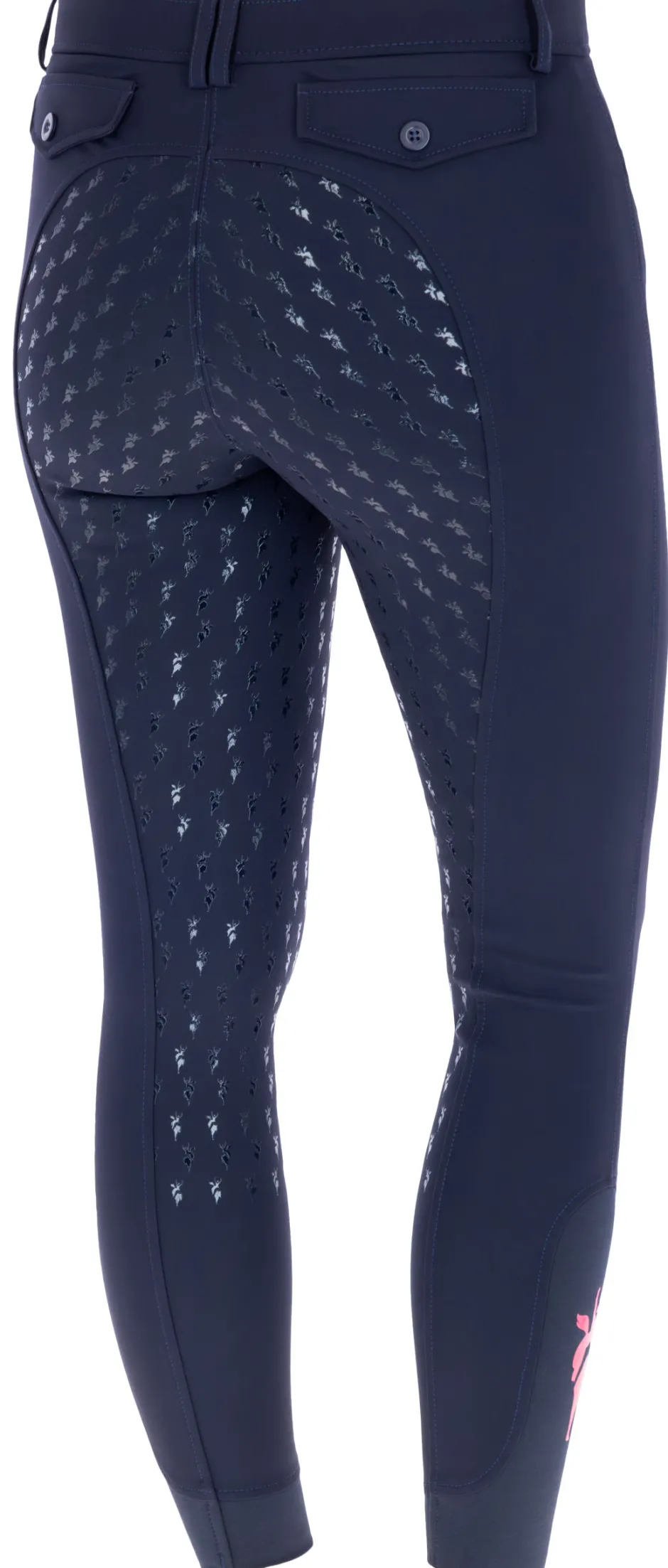 COVALLIERO Reithose Janne x PinkRibbon, Vollbesatz