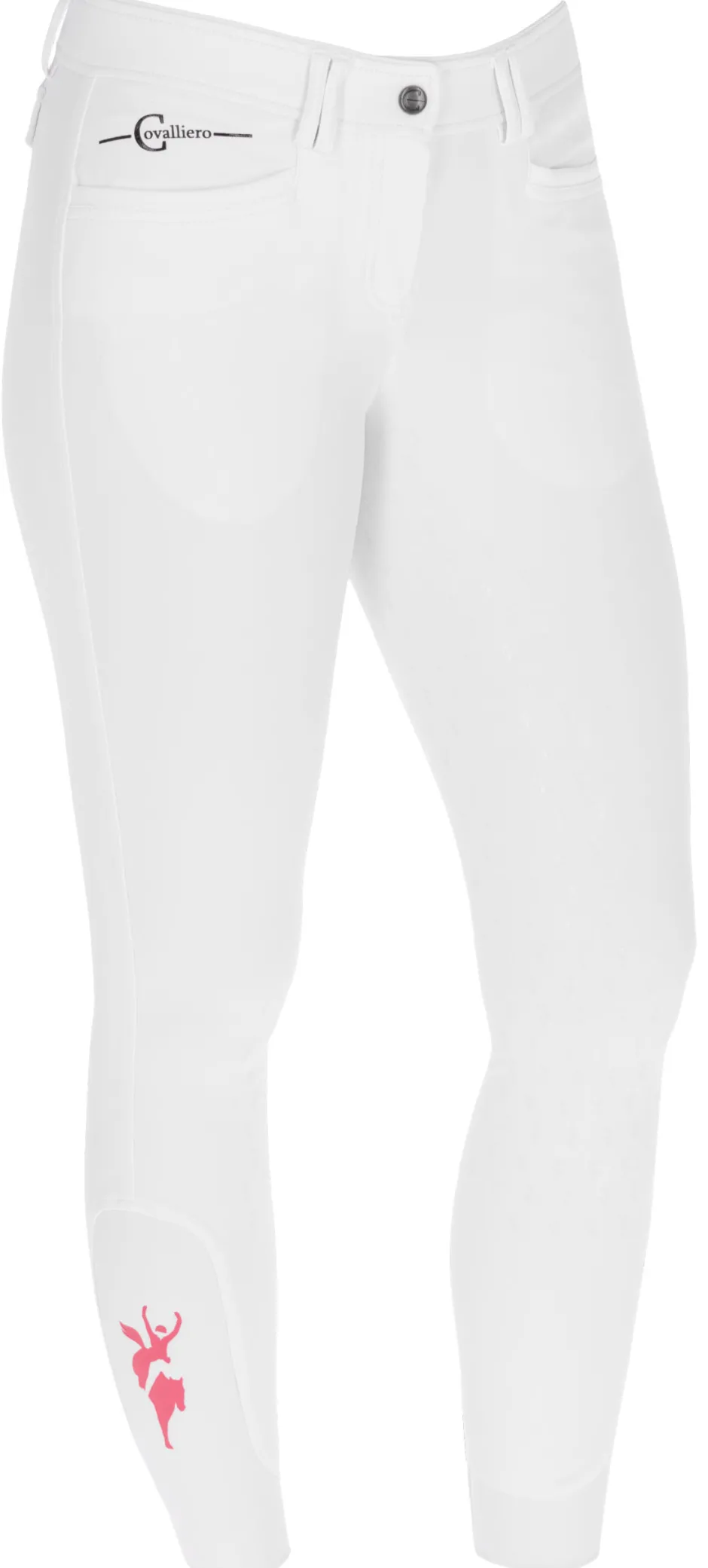 COVALLIERO Reithose Janne x PinkRibbon, Vollbesatz