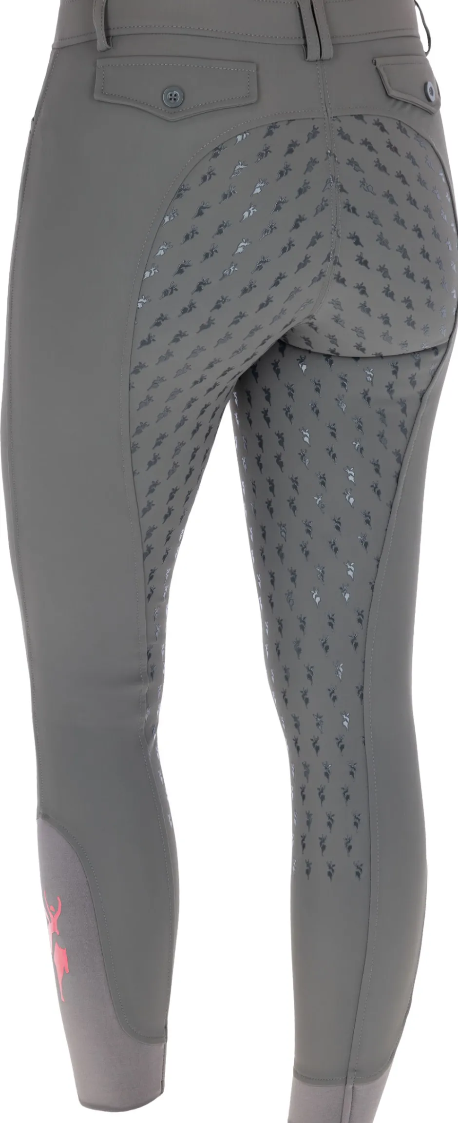 COVALLIERO Reithose Janne x PinkRibbon, Vollbesatz
