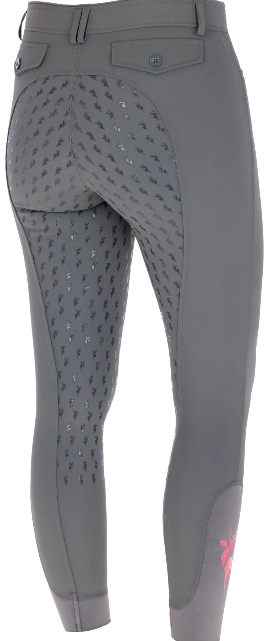 COVALLIERO Reithose Janne x PinkRibbon, Vollbesatz