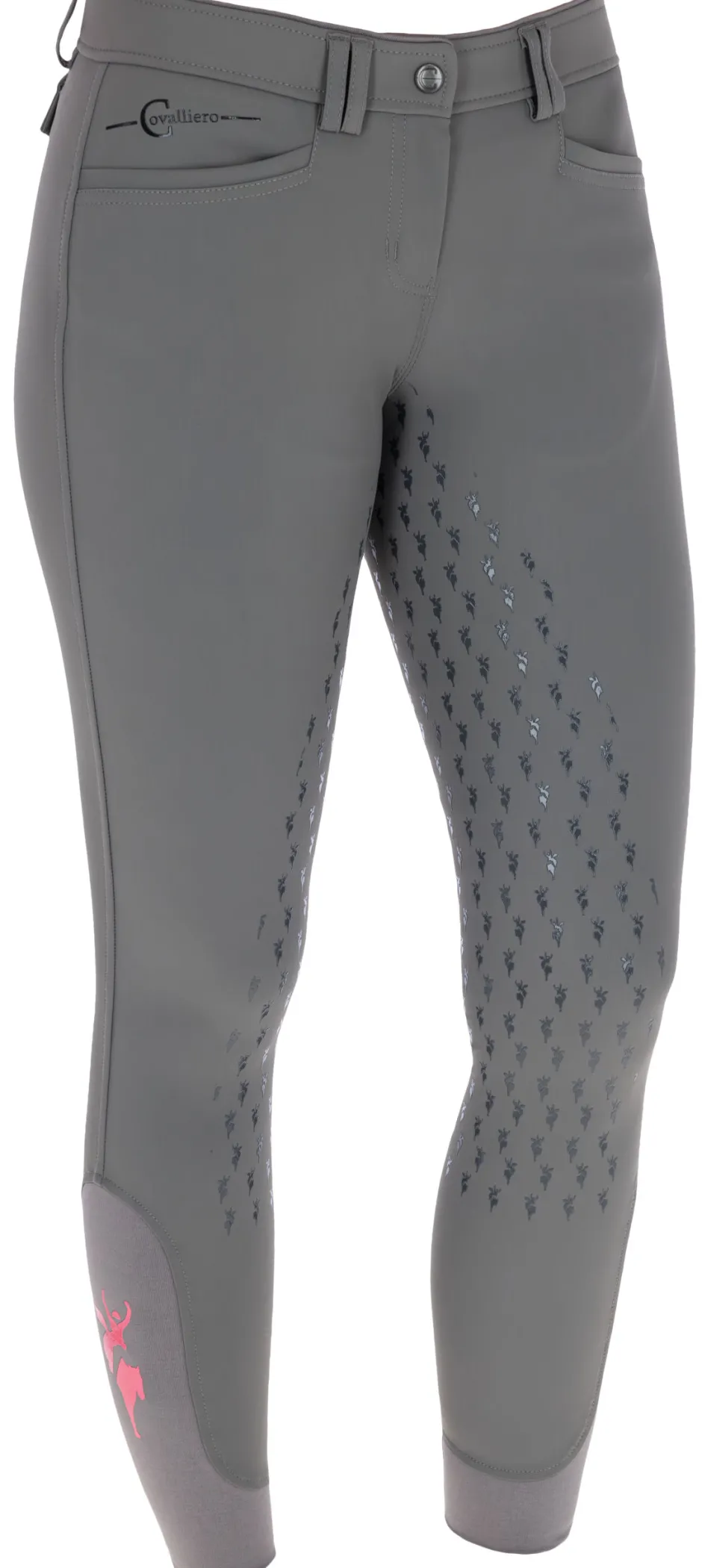 COVALLIERO Reithose Janne x PinkRibbon, Vollbesatz