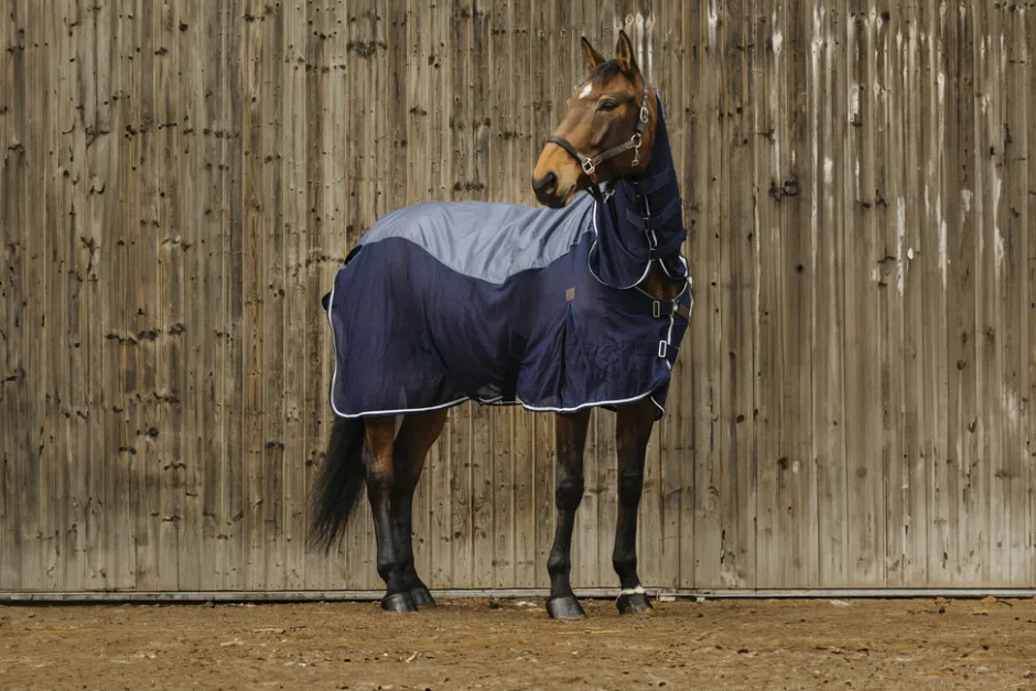EQUITHEME Decke mit gemischten Stoffen
