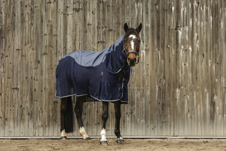 EQUITHEME Decke mit gemischten Stoffen