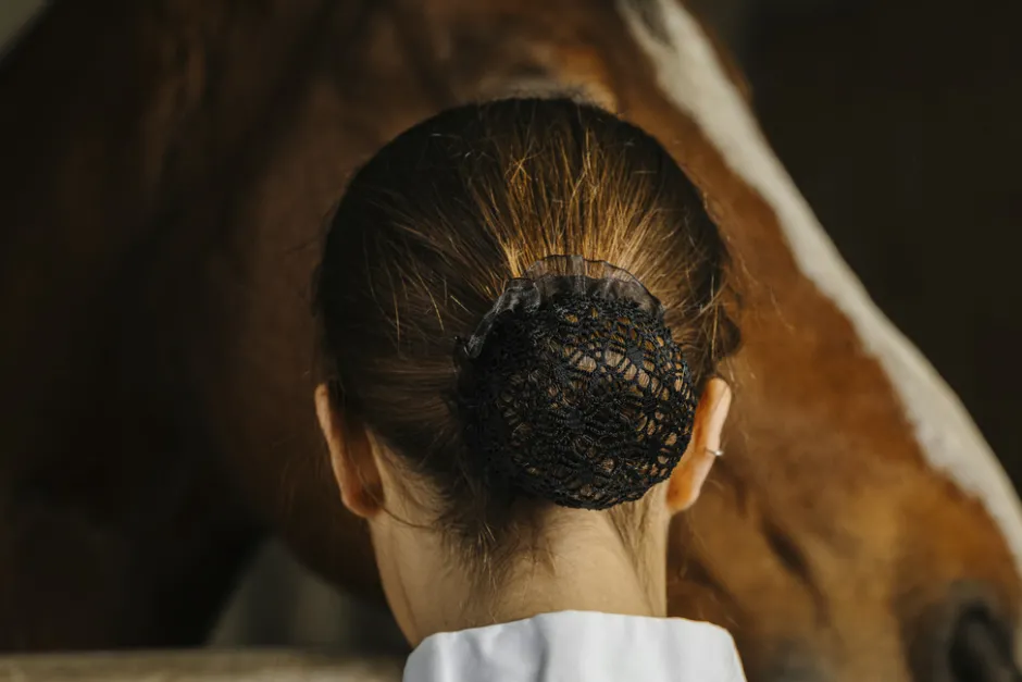 EQUITHEME Haarnetz Floral