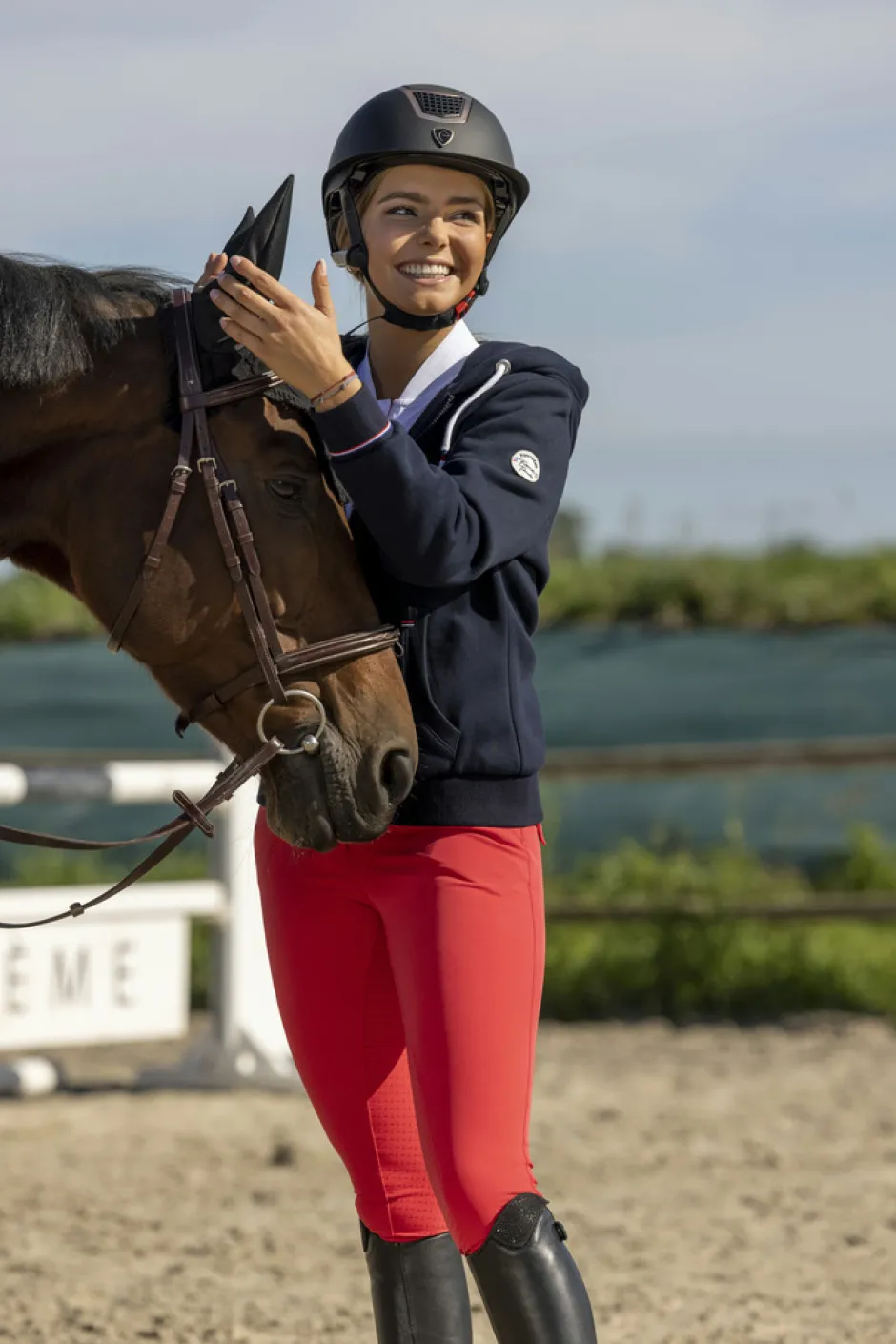 EQUITHÈME Courtney Kapuzenjacke mit Reißverschluss