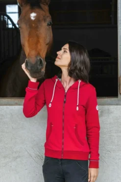 EQUITHÈME Courtney Kapuzenjacke mit Reißverschluss