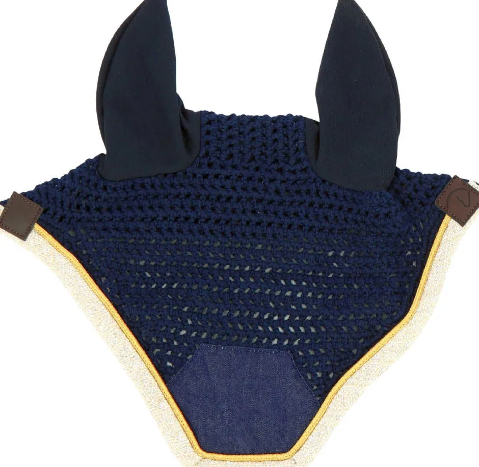 EQUITHÈME Denim Fliegenohrehauben