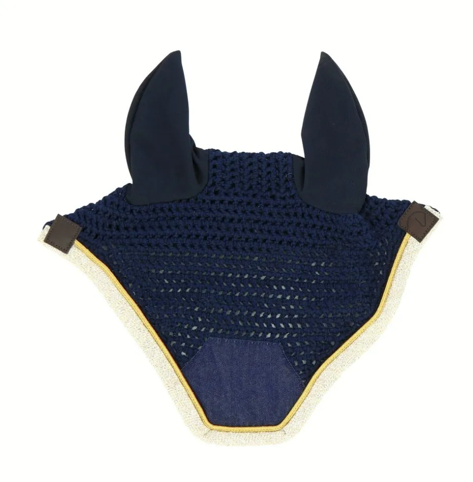 EQUITHÈME Denim Fliegenohrehauben