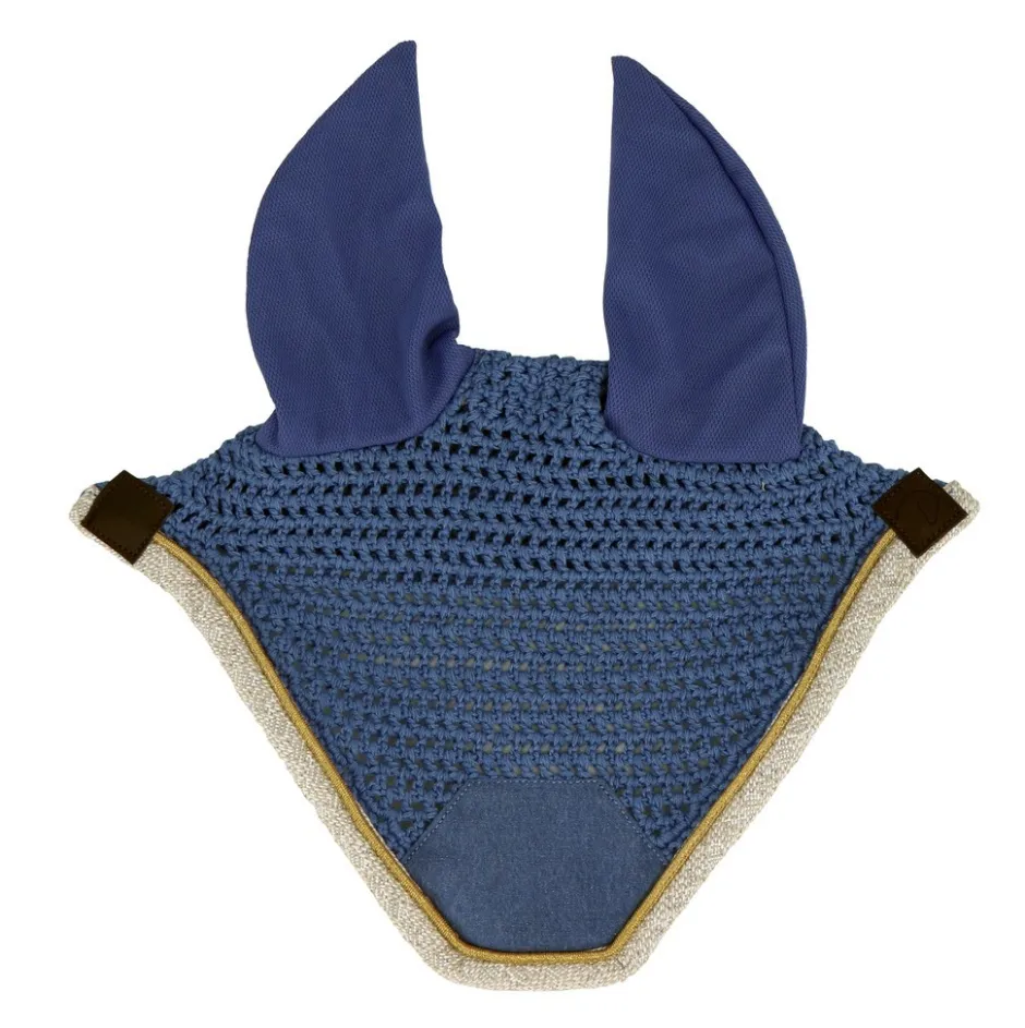 EQUITHÈME Denim Fliegenohrehauben