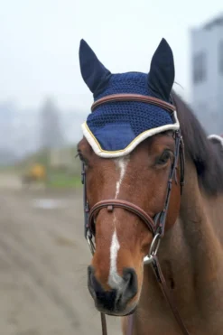 EQUITHÈME Denim Fliegenohrehauben