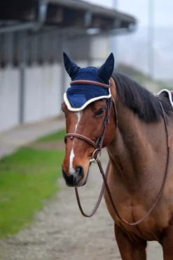 EQUITHÈME Denim Fliegenohrehauben