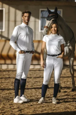 EQUITHÈME Funza Polo mit kurzen Ärmeln