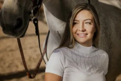 EQUITHÈME Funza Polo mit kurzen Ärmeln