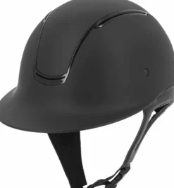 EQUITHÈME Helm - SOAZY - Einsatz glänzend schwarz