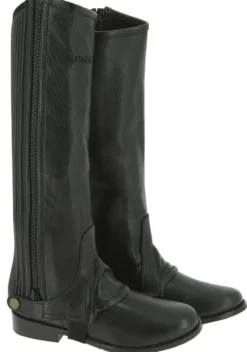 EQUITHÈME Leder Mini-Chaps