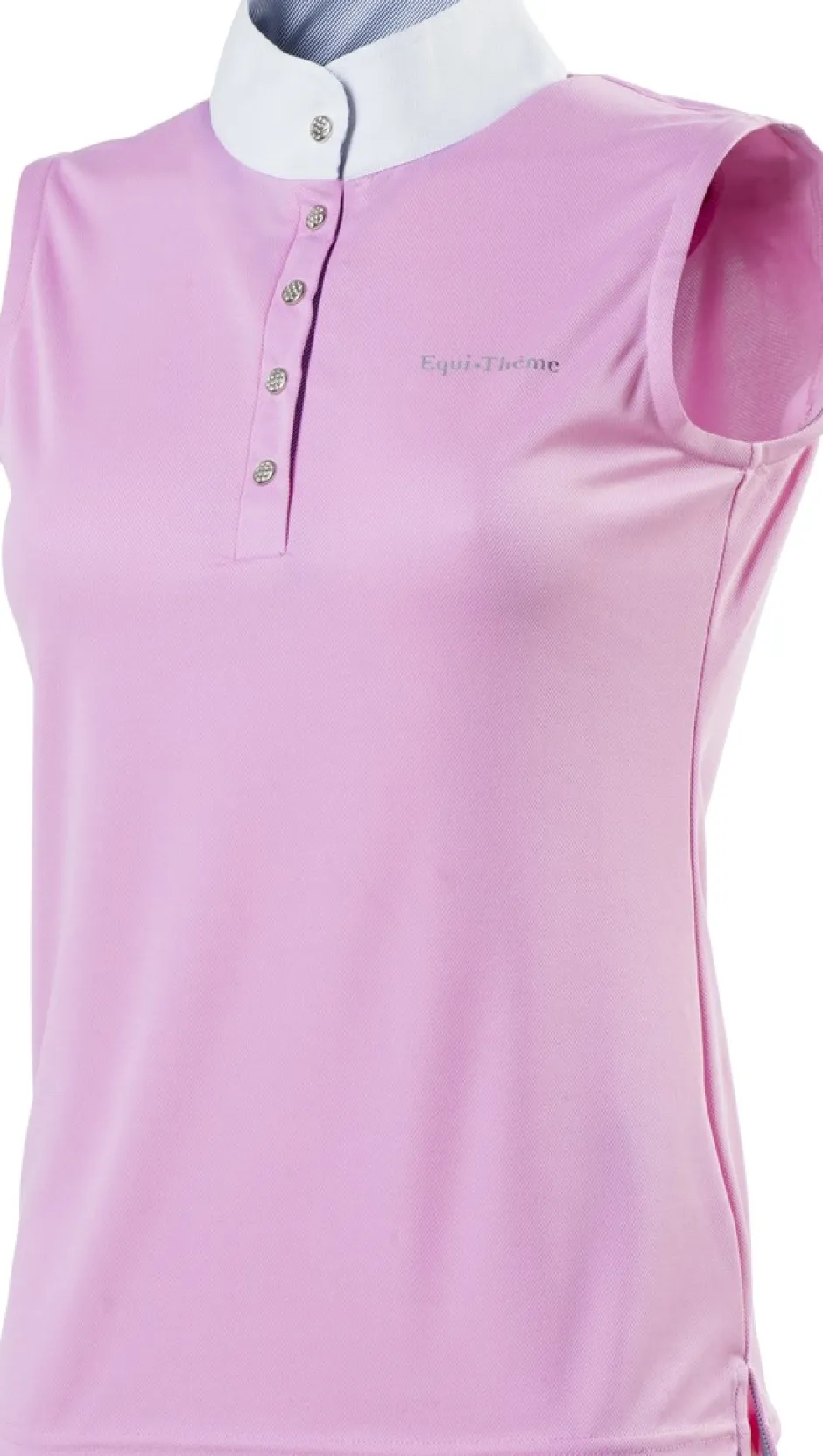 EQUI-THÈME Mesh Polo Shirt, ärmellos