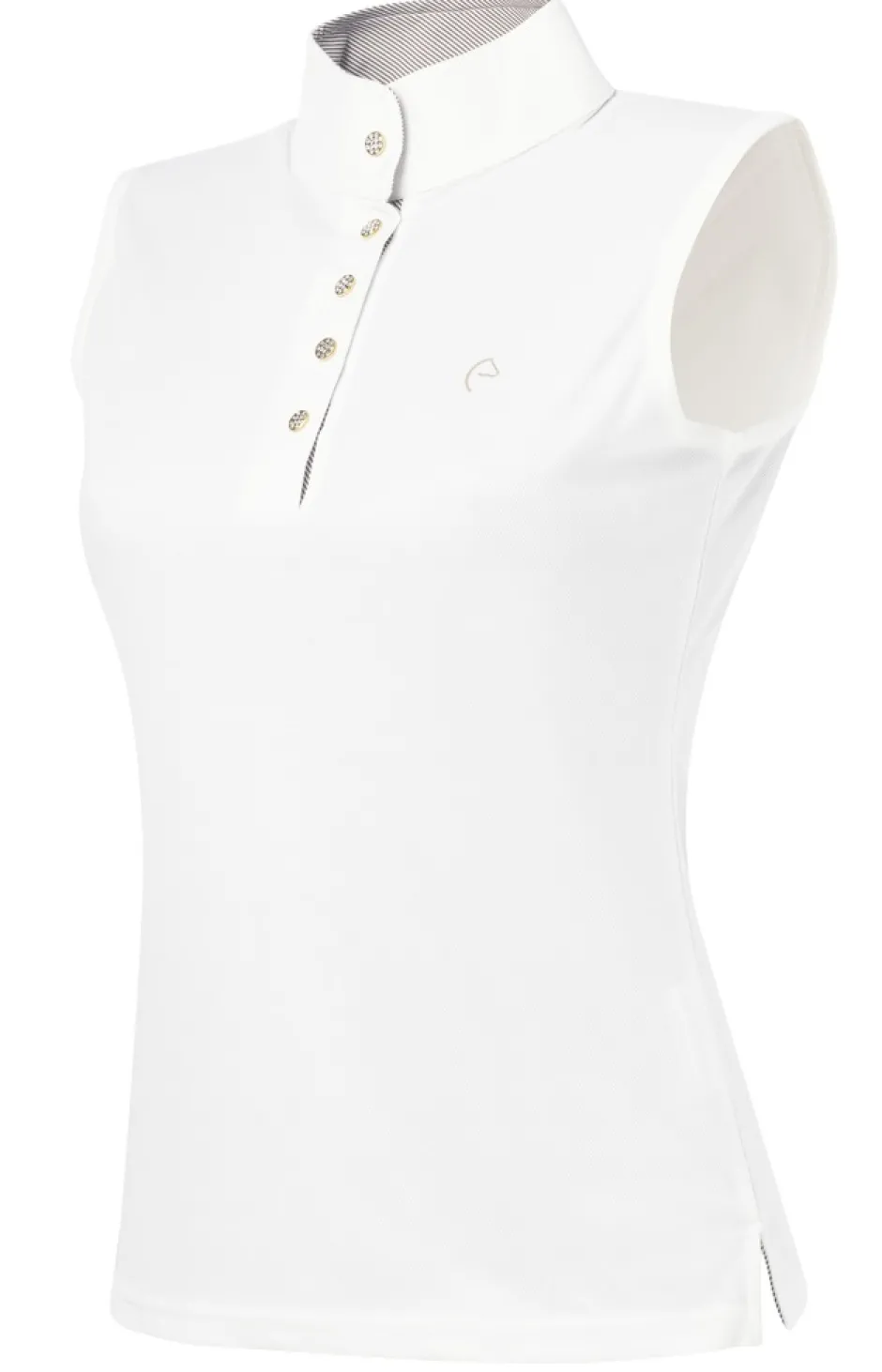 EQUI-THÈME Mesh Polo Shirt, ärmellos