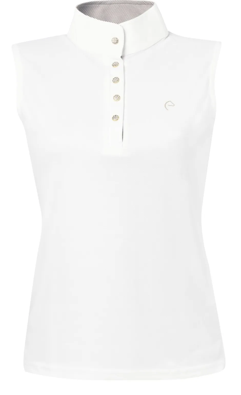 EQUI-THÈME Mesh Polo Shirt, ärmellos