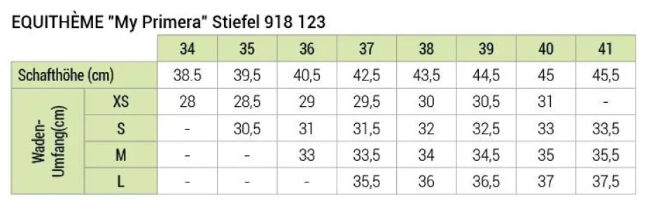 EQUITHÈME „MyPrimera Stiefel