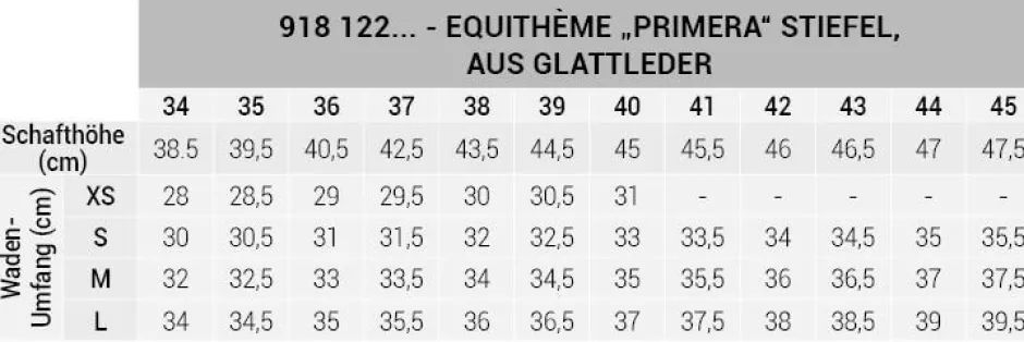 EQUITHÈME Primera Stiefel, aus Glattleder