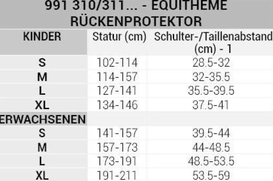 EQUITHÈME Rückenprotektor
