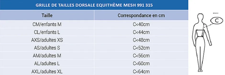 EQUITHÈME Rückenprotektor „Mesh“
