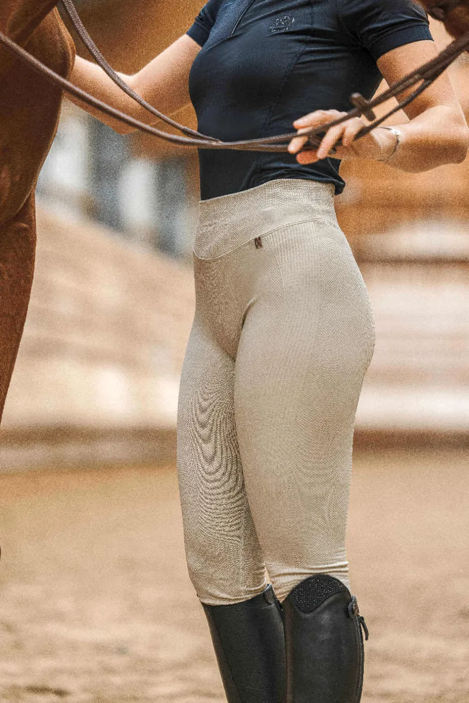 EQUITHÈME Reitleggings - Acacia