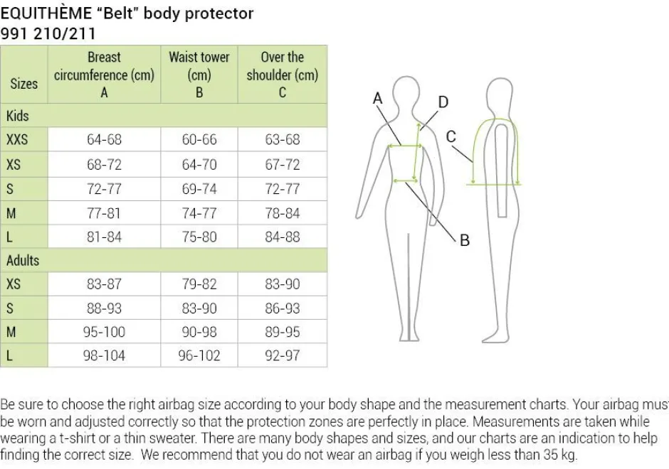 EQUITHÈME Sicherheitsweste Belt