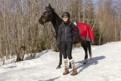EQUITHÈME „TYREX 1200 D“, Nierendecke mit Polar Fleece Fütterung