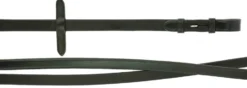 ERIC THOMAS ELITE glatte Lederzügel 16 mm, Vollblut, schwarz